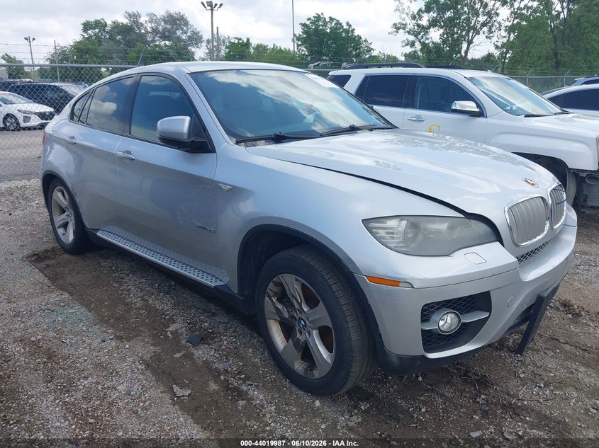 2009 BMW X6 VIN 5UXFG83599LZ93357 IAAI salvage auction — LEFT & RIGHT, Salvage (Illinois), sold $550 on 2026-07-14 (photo 1)
