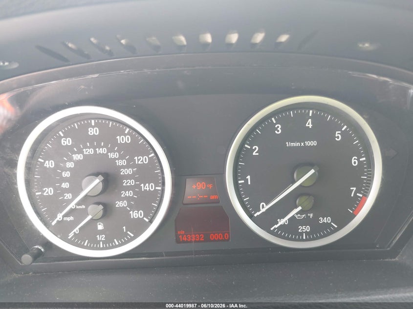 2009 BMW X6 VIN 5UXFG83599LZ93357 IAAI salvage auction — LEFT & RIGHT, Salvage (Illinois), sold $550 on 2026-07-14 (photo 7)