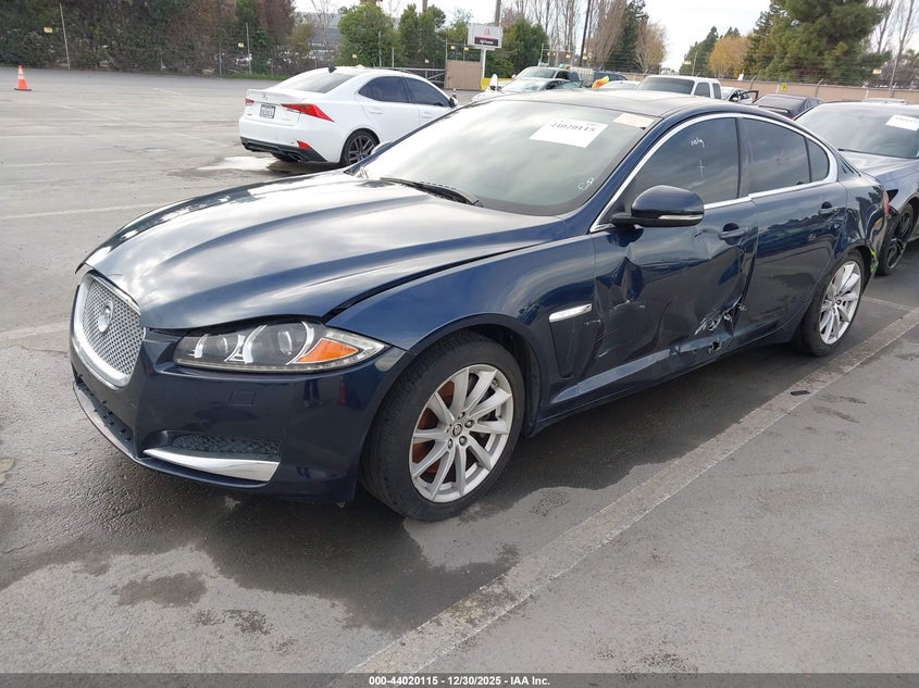 2013 Jaguar Xf VIN SAJWA0ES3DPS78813 IAAI salvage auction — LEFT FRONT, Salvage (California), sold $225 on 2026-07-29 (photo 2)