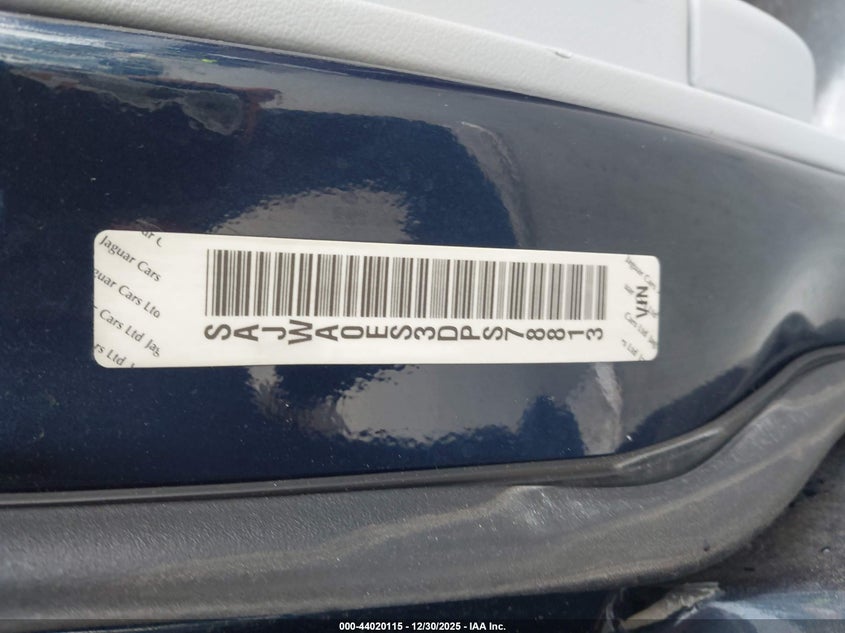 2013 Jaguar Xf VIN SAJWA0ES3DPS78813 IAAI salvage auction — LEFT FRONT, Salvage (California), sold $225 on 2026-07-29 (photo 9)