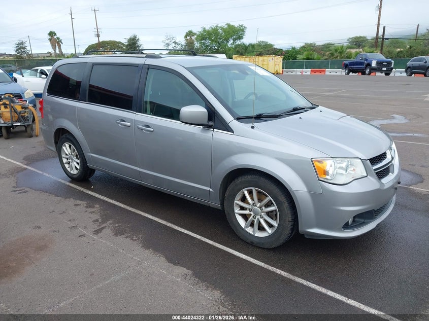 2019 Dodge Caravan VIN 2C4RDGCG9KR660589 IAAI salvage auction — REAR END, Salvage Title, sold $125 on 2026-07-21 (photo 1)