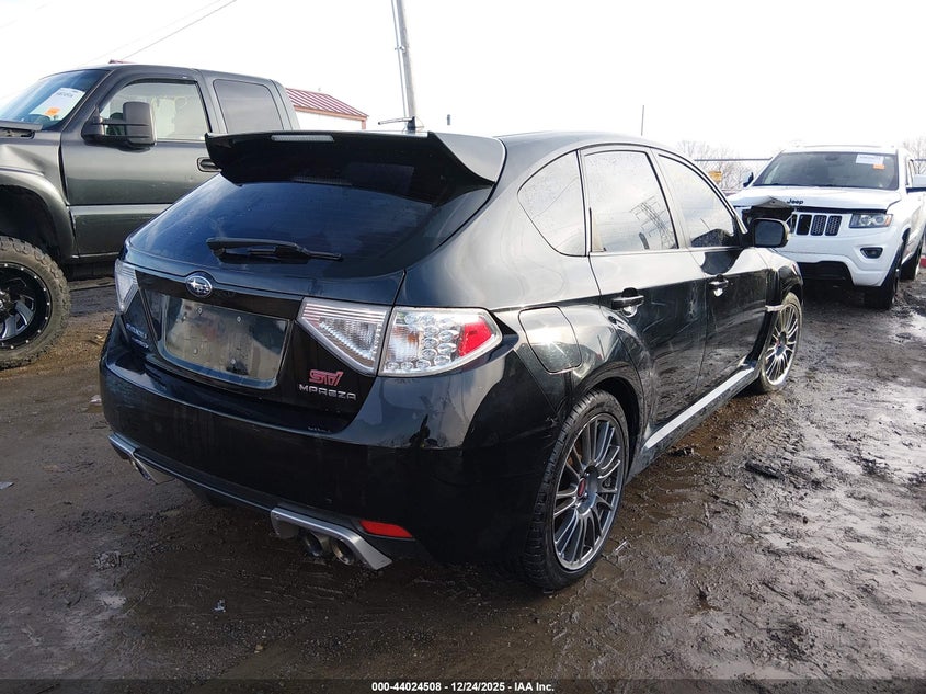 2013 Subaru Impreza wrx VIN JF1GR8H60DL820696 IAAI salvage auction — REAR END, Salvage Title, sold $6,700 on 2026-07-25 (photo 4)
