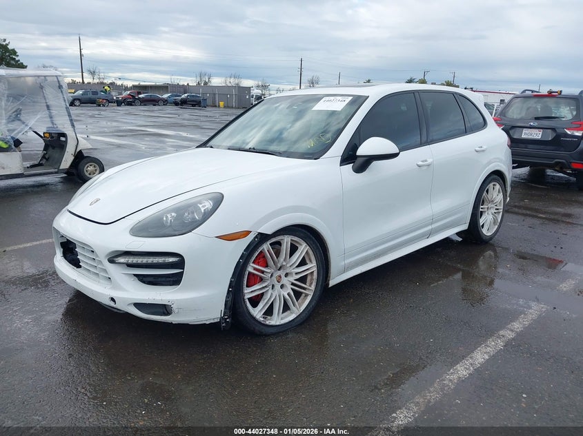 2014 Porsche Cayenne VIN WP1AD2A20ELA73362 IAAI salvage auction — RIGHT FRONT, Salvage (California), sold $1,150 on 2026-07-29 (photo 2)