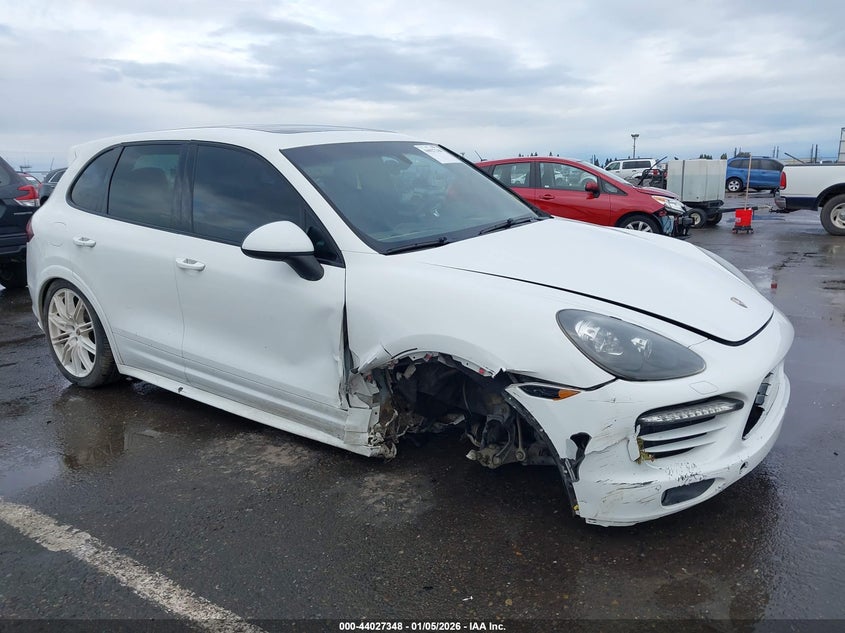 2014 Porsche Cayenne VIN WP1AD2A20ELA73362 IAAI salvage auction — RIGHT FRONT, Salvage (California), sold $1,150 on 2026-07-29 (photo 6)
