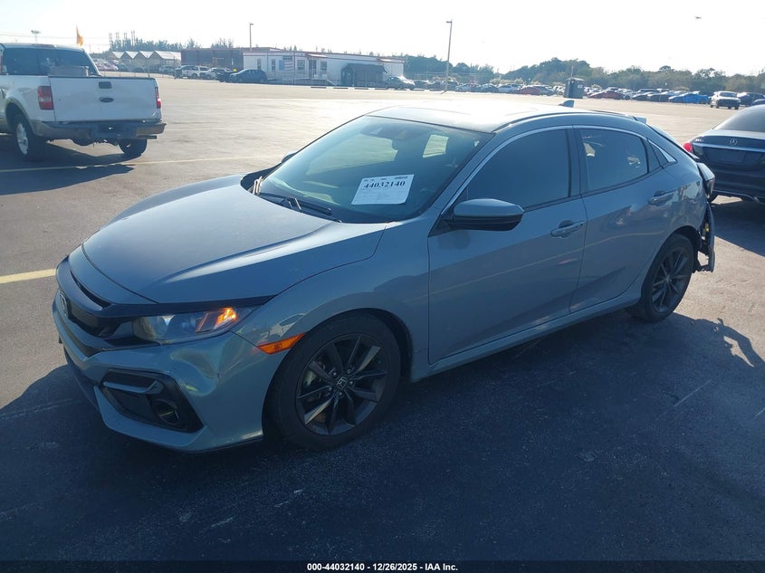 2021 Honda Civic VIN SHHFK7H68MU201026 IAAI salvage auction — REAR END, Salvage Title, sold $4,225 on 2026-07-16 (photo 2)