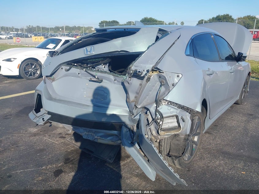 2021 Honda Civic VIN SHHFK7H68MU201026 IAAI salvage auction — REAR END, Salvage Title, sold $4,225 on 2026-07-16 (photo 6)