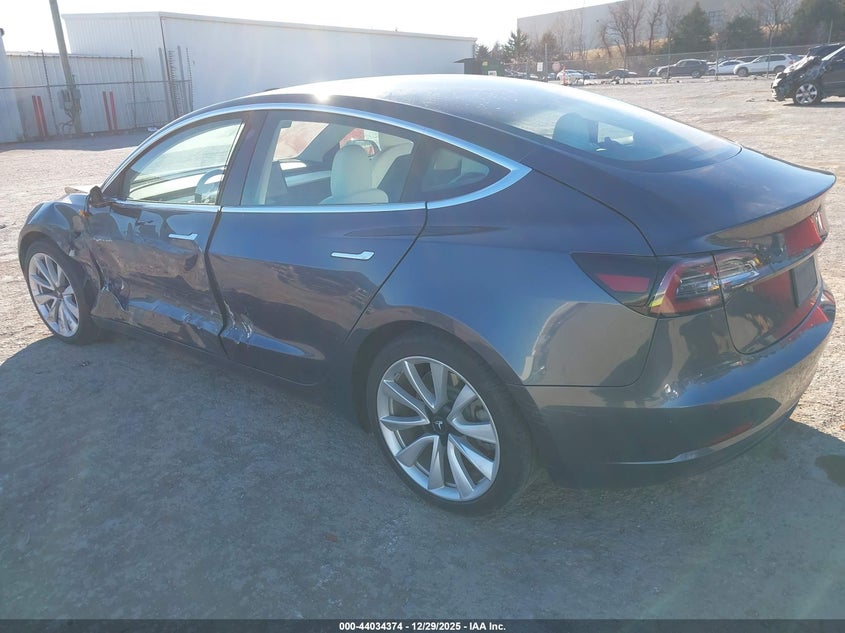 2019 Tesla Model 3 VIN 5YJ3E1EA8KF345450 IAAI salvage auction — LEFT SIDE, Clear (Oklahoma), sold $6,300 on 2026-07-15 (photo 3)