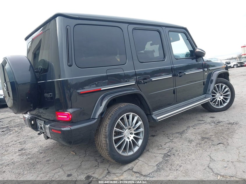 2021 Mercedes-benz G-klasse VIN W1NYC6BJ4MX392148 IAAI salvage auction — REAR END, Clear (Georgia), sold $58,500 on 2026-07-29 (photo 4)