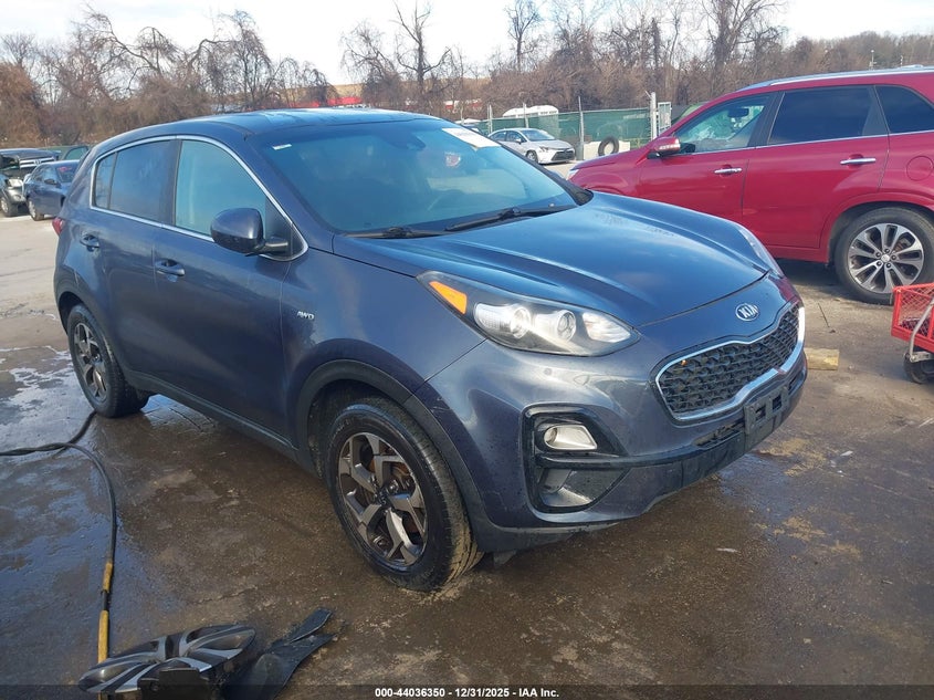 2022 Kia Sportage VIN KNDPMCAC2N7980049 IAAI salvage auction — THEFT, Salvage - Greater Than 75% (Maryland), sold $2,750 on 2026-07-30 (photo 1)