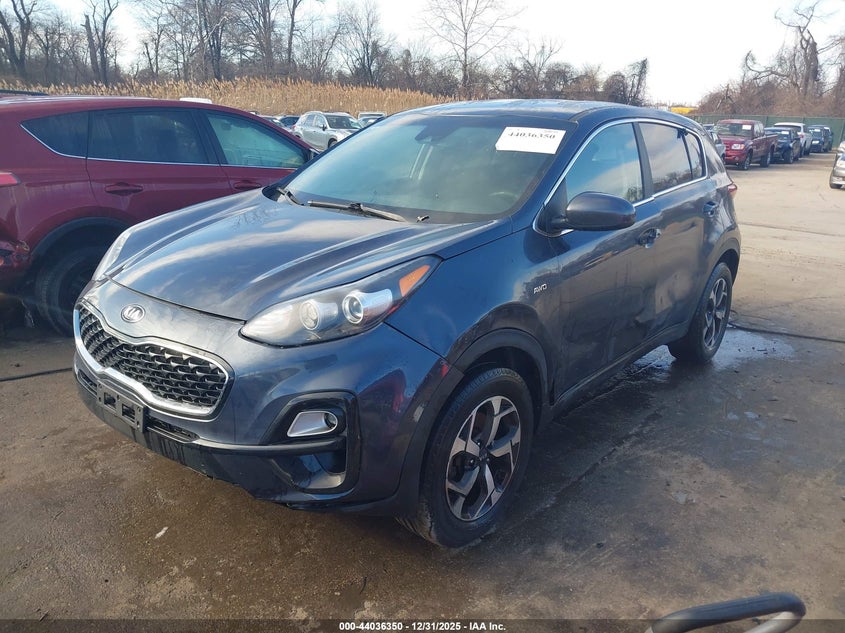 2022 Kia Sportage VIN KNDPMCAC2N7980049 IAAI salvage auction — THEFT, Salvage - Greater Than 75% (Maryland), sold $2,750 on 2026-07-30 (photo 2)