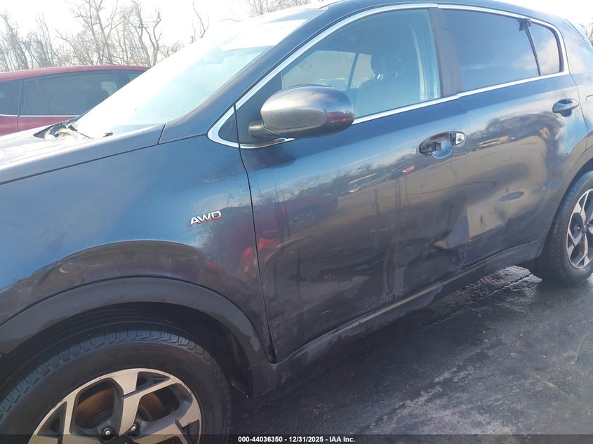 2022 Kia Sportage VIN KNDPMCAC2N7980049 IAAI salvage auction — THEFT, Salvage - Greater Than 75% (Maryland), sold $2,750 on 2026-07-30 (photo 6)