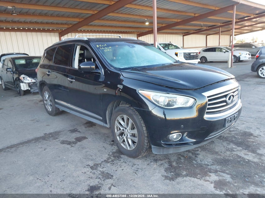 2014 Infiniti Qx60 VIN 5N1AL0MN5EC535182 IAAI salvage auction — SIDE, Salvage (California), sold $325 on 2026-08-19 (photo 1)