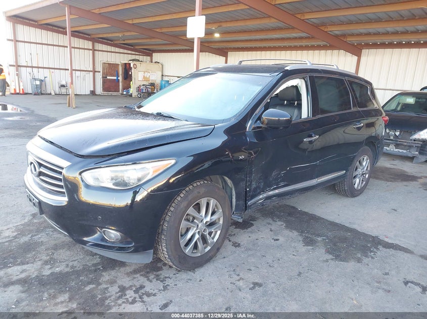 2014 Infiniti Qx60 VIN 5N1AL0MN5EC535182 IAAI salvage auction — SIDE, Salvage (California), sold $325 on 2026-08-19 (photo 2)
