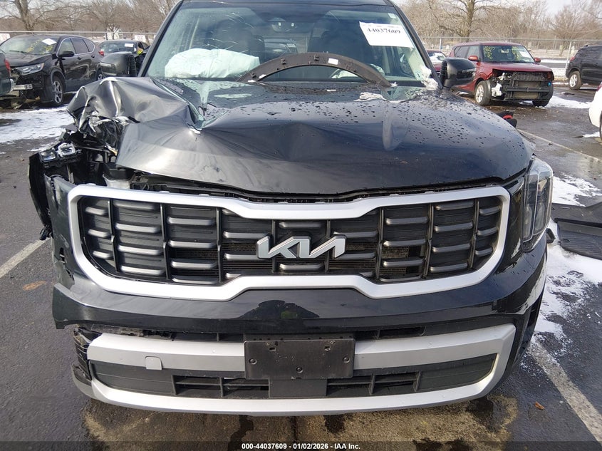 2024 Kia Telluride VIN 5XYP6DGC1RG488502 IAAI salvage auction — FRONT END, Salvage (New Jersey), sold $7,450 on 2026-07-06 (photo 6)