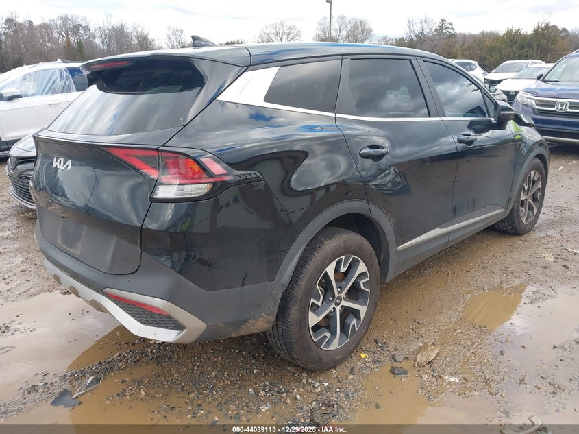 2023 Kia Sportage VIN 5XYK33AF9PG039999 IAAI salvage auction — FRONT END, Salvage Title, sold $4,350 on 2026-07-27 (photo 4)