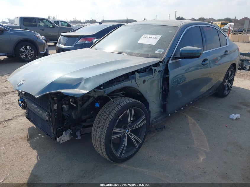 2021 BMW 3er VIN 3MW5R1J01M8B62017 IAAI salvage auction — UNDERCARRIAGE, Salvage Title, sold $8,250 on 2026-07-29 (photo 2)