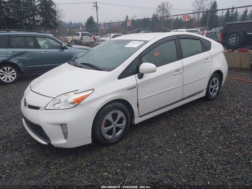 2012 Toyota Prius VIN JTDKN3DU6C5437629 IAAI salvage auction — WATER/FLOOD, Other, sold $1,050 on 2026-07-22 (photo 2)