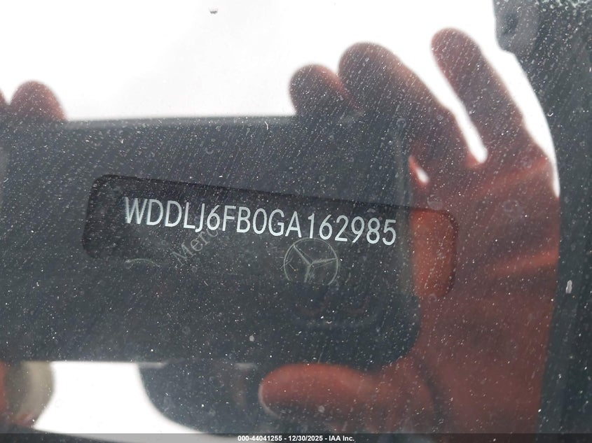 2016 Mercedes-benz Cls-class VIN WDDLJ6FB0GA162985 IAAI salvage auction — FRONT END, Salvage (California), sold $2,975 on 2026-08-18 (photo 9)
