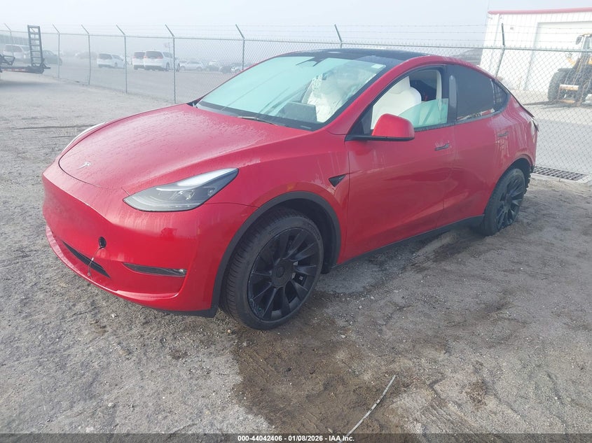 2023 Tesla Model y VIN 7SAYGDEE4PF745231 IAAI salvage auction — REAR END, Other, sold $14,150 on 2026-07-16 (photo 2)