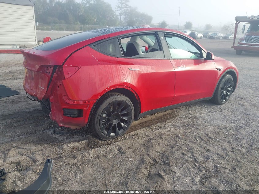 2023 Tesla Model y VIN 7SAYGDEE4PF745231 IAAI salvage auction — REAR END, Other, sold $14,150 on 2026-07-16 (photo 4)