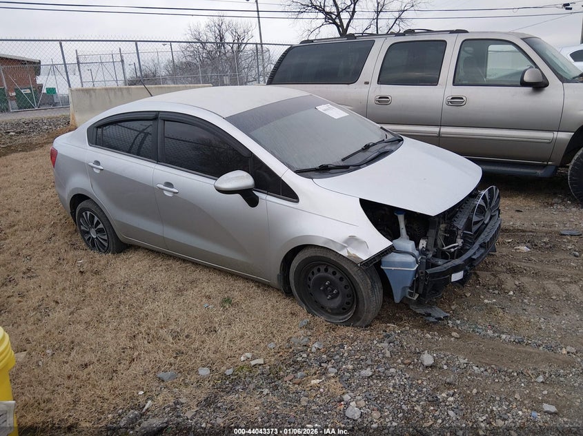 2012 Kia Rio VIN KNADM4A32C6052248 IAAI salvage auction — FRONT END, Salvage Title, sold $350 on 2026-07-16 (photo 1)