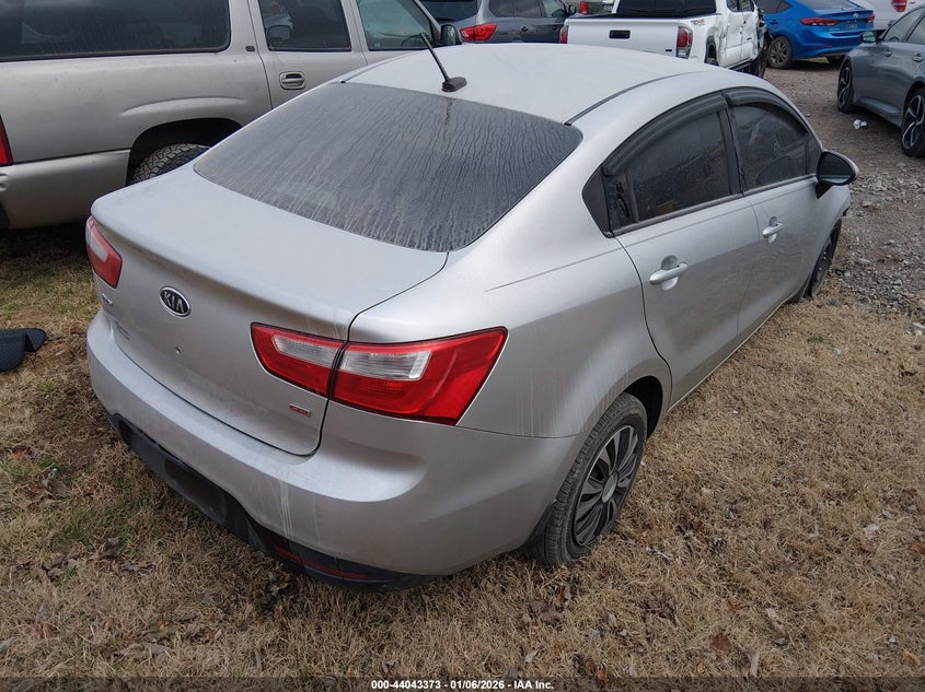 2012 Kia Rio VIN KNADM4A32C6052248 IAAI salvage auction — FRONT END, Salvage Title, sold $350 on 2026-07-16 (photo 4)