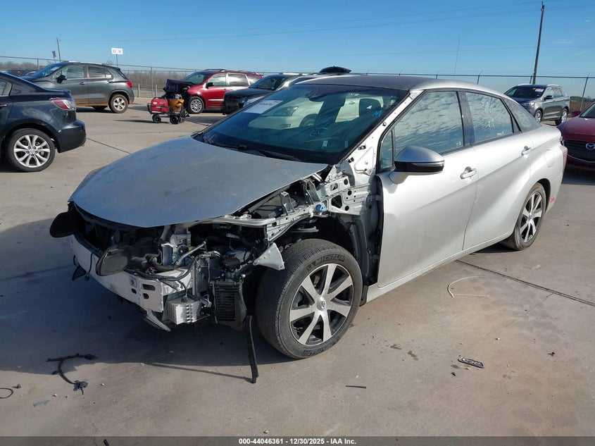 2019 Toyota Mirai VIN JTDBVRBDXKA006870 IAAI salvage auction — FRONT END, Salvage Title (California), sold $25 on 2026-07-24 (photo 2)