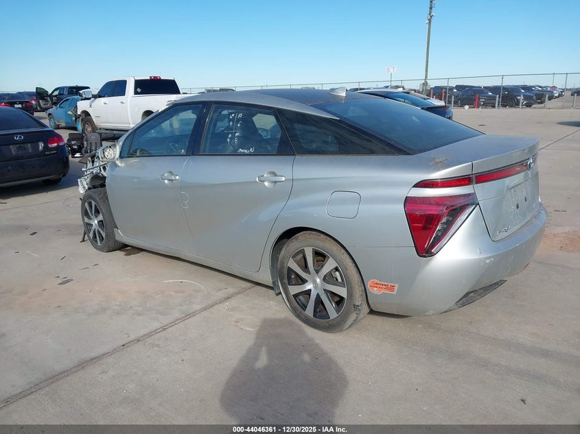 2019 Toyota Mirai VIN JTDBVRBDXKA006870 IAAI salvage auction — FRONT END, Salvage Title (California), sold $25 on 2026-07-24 (photo 3)