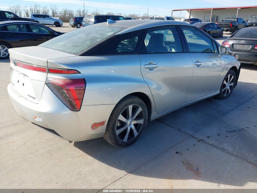 2019 Toyota Mirai VIN JTDBVRBDXKA006870 IAAI salvage auction — FRONT END, Salvage Title (California), sold $25 on 2026-07-24 (photo 4)