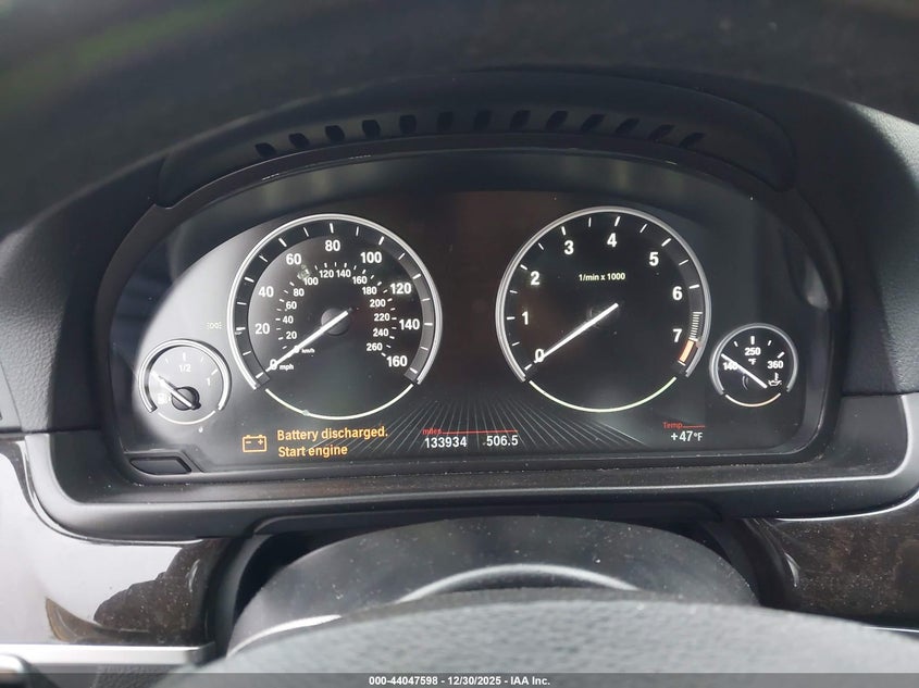 2016 BMW 5er VIN WBA5B1C51GG554126 IAAI salvage auction — REAR END, Salvage Title, sold $2,500 on 2026-08-08 (photo 7)