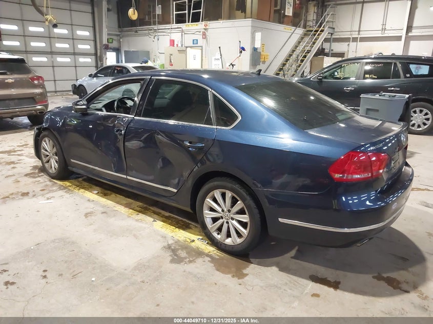 2013 Volkswagen Passat VIN 1VWCP7A36DC032964 IAAI salvage auction — SIDE, Salvage (Indiana), sold $650 on 2026-07-10 (photo 3)