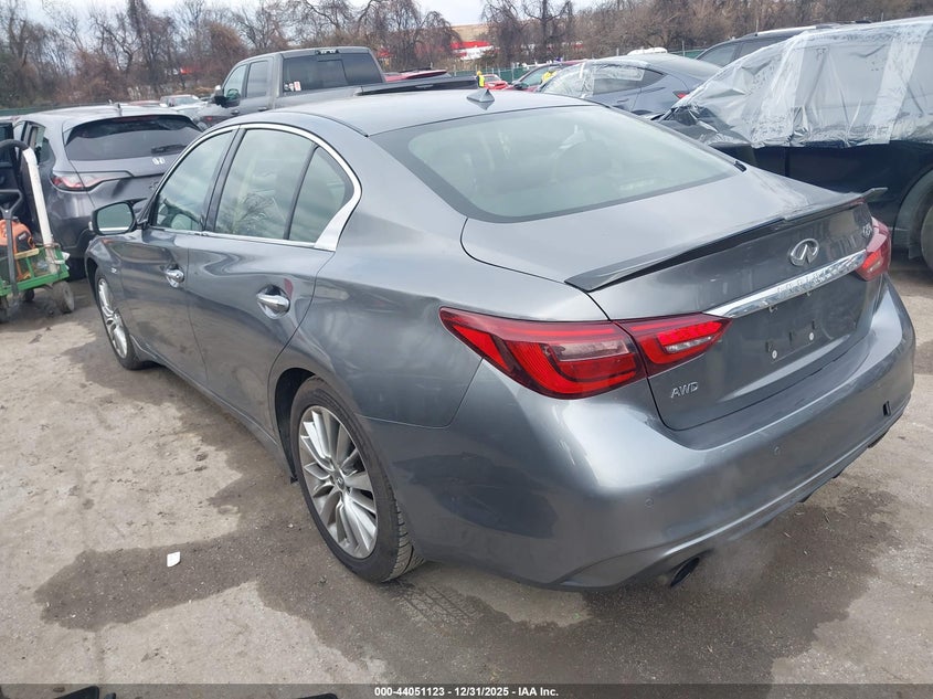 2018 Infiniti Q50 VIN JN1EV7AR9JM441409 IAAI salvage auction — UNKNOWN, Other, sold $3,450 on 2026-07-16 (photo 3)