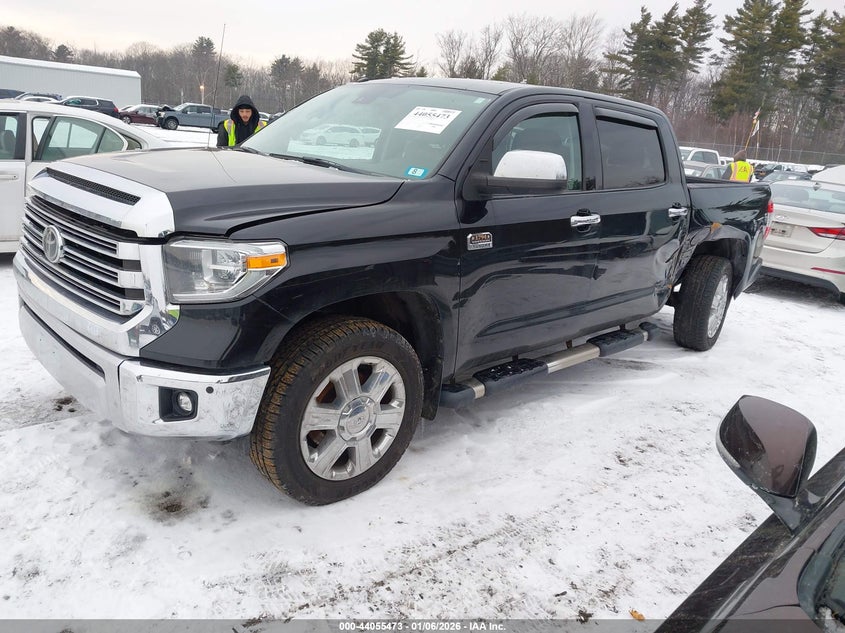 2018 Toyota Tundra VIN 5TFAY5F17JX715215 IAAI salvage auction — LEFT SIDE, Salvage (New Hampshire), sold $13,100 on 2026-07-17 (photo 2)