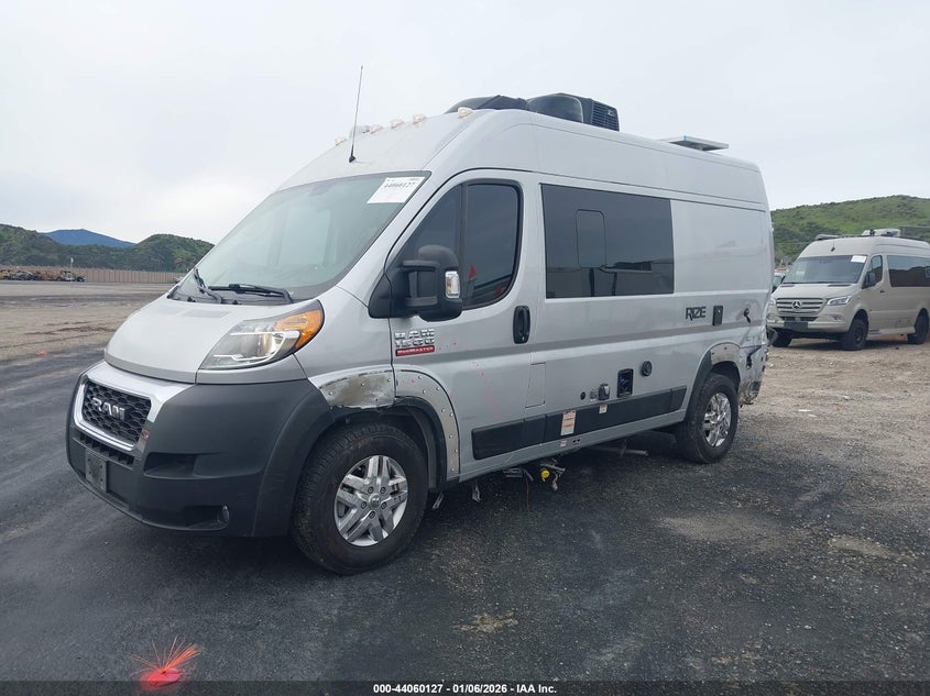2023 Ram Promaster city VIN 3C6LRVBG7ME582578 IAAI salvage auction — Rear End, Salvage (California), sold $32,250 on 2026-02-25 (photo 2)