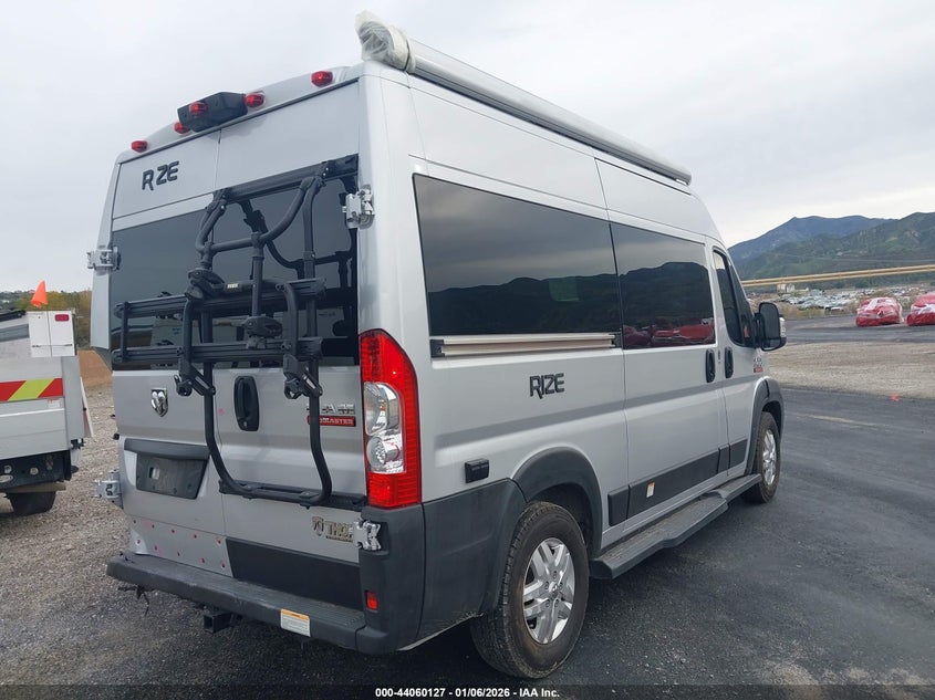 2023 Ram Promaster city VIN 3C6LRVBG7ME582578 IAAI salvage auction — Rear End, Salvage (California), sold $32,250 on 2026-02-25 (photo 4)