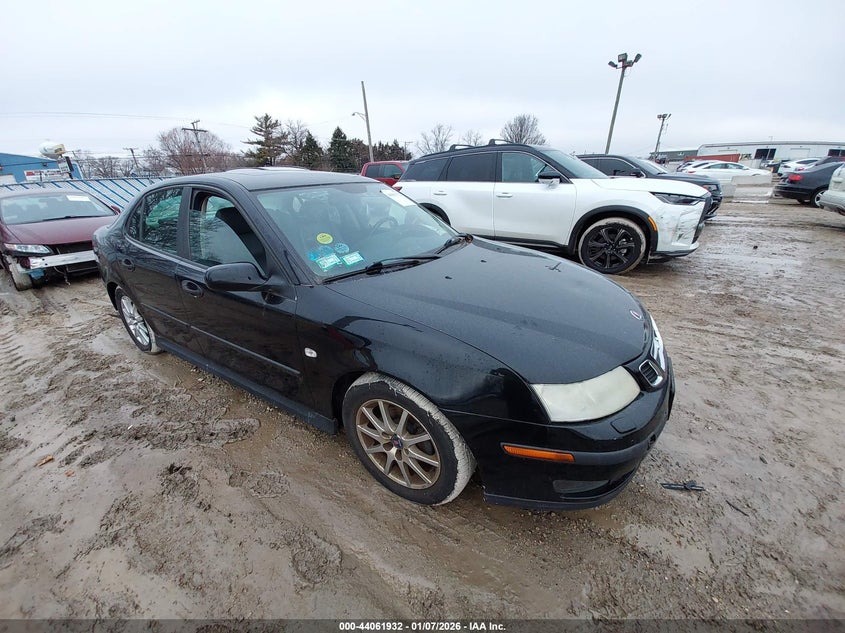 2003 Saab 9-3 VIN YS3FB49S331042797 IAAI salvage auction — LEFT REAR, Clear (Illinois), sold $450 on 2026-07-28 (photo 1)