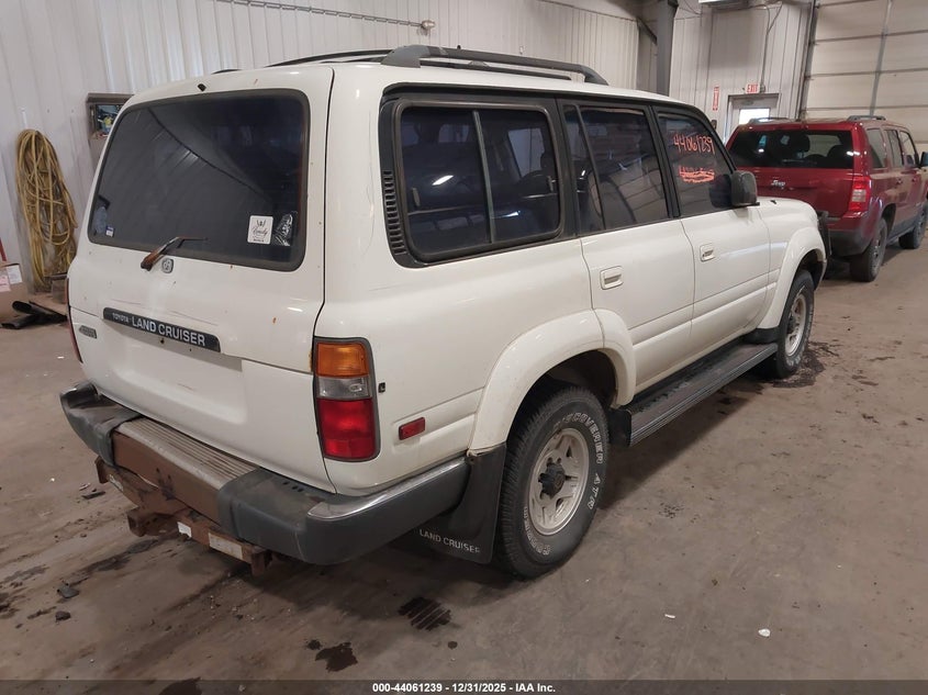 1992 Toyota Land cruiser VIN JT3FJ80W0N0049284 IAAI salvage auction — MECHANICAL, Dealer (Iowa), sold $525 on 2026-07-28 (photo 4)