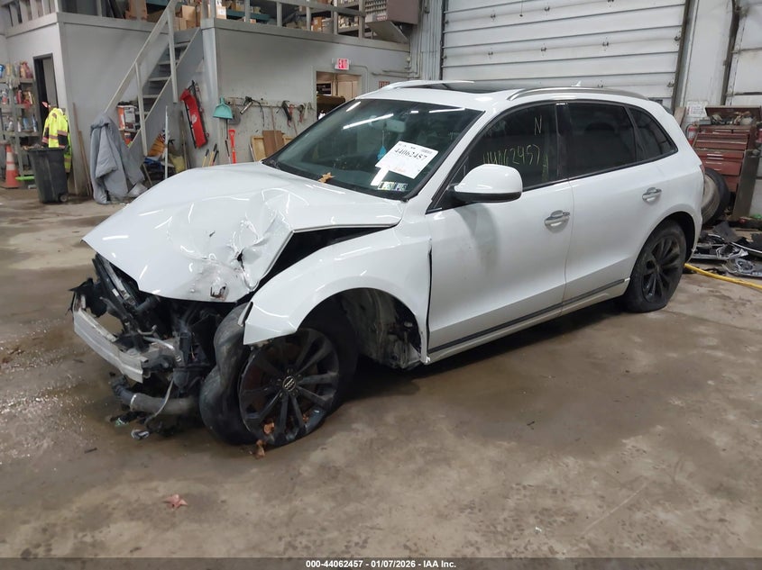 2015 Audi Q5 VIN WA1LFAFPXFA037298 IAAI salvage auction — FRONT END, Salvage Title, sold $300 on 2026-07-16 (photo 2)