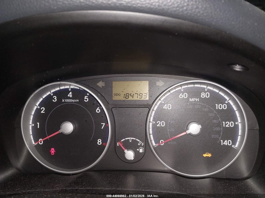 2010 Hyundai Accent VIN KMHCN4AC4AU471718 IAAI salvage auction — FRONT & REAR, Clear (Indiana), sold $250 on 2026-07-10 (photo 7)