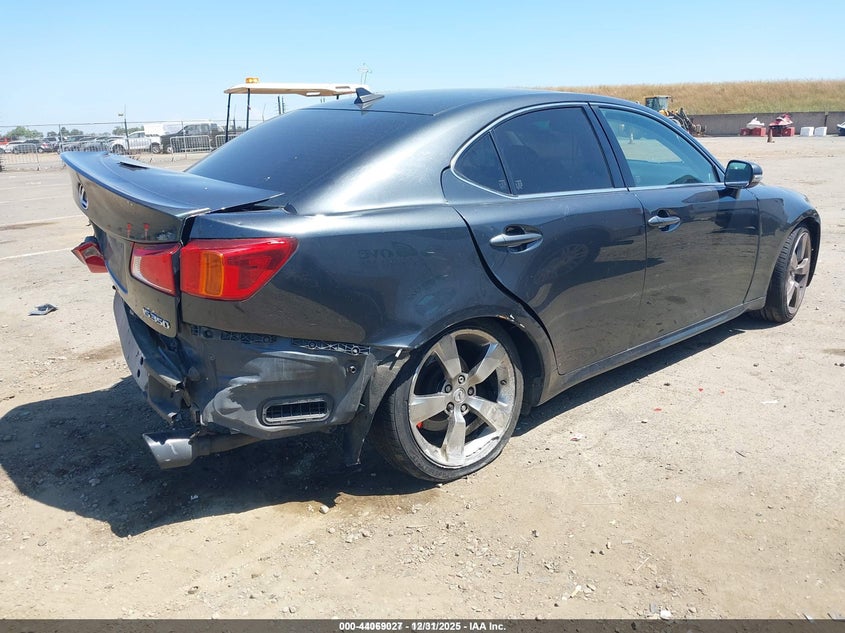 2009 Lexus Is 350 VIN JTHBE262995023208 IAAI salvage auction — REAR END, Salvage (Idaho), sold $500 on 2026-07-15 (photo 4)