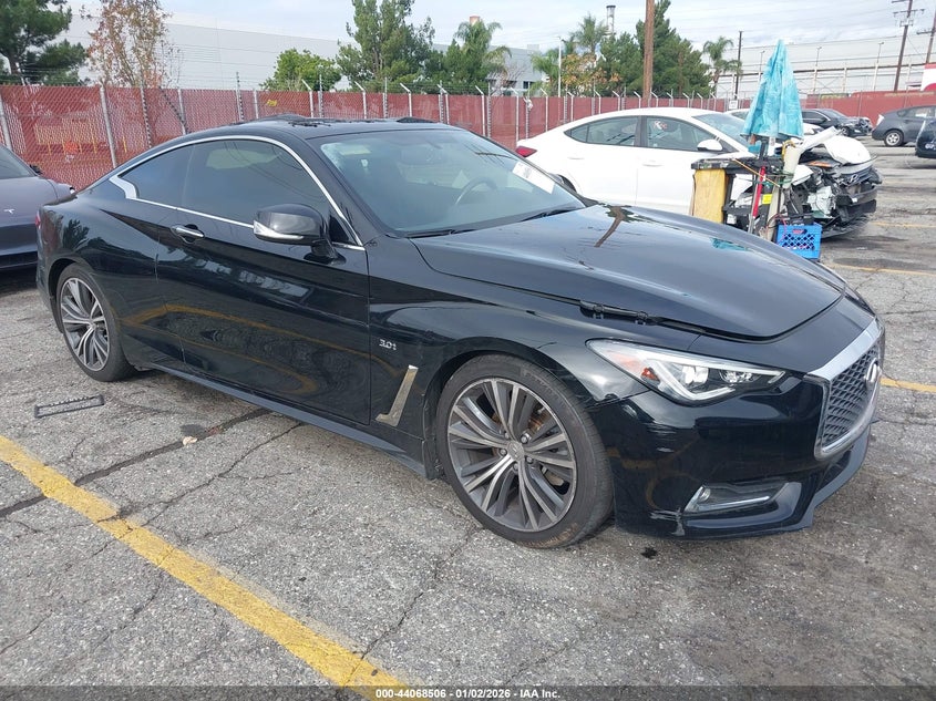 2017 Infiniti Q60 VIN JN1EV7EK8HM362126 IAAI salvage auction — LEFT & RIGHT, Clear (California), sold $2,050 on 2026-07-29 (photo 1)