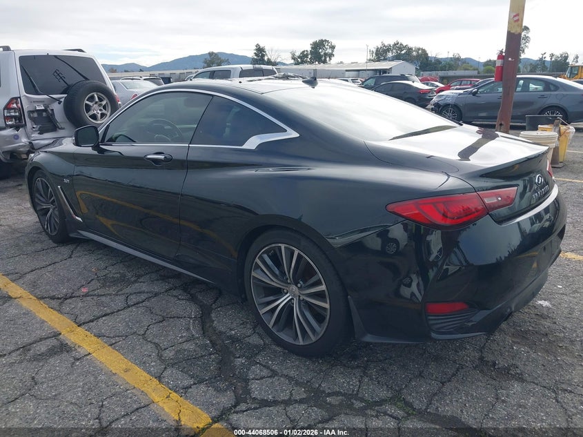 2017 Infiniti Q60 VIN JN1EV7EK8HM362126 IAAI salvage auction — LEFT & RIGHT, Clear (California), sold $2,050 on 2026-07-29 (photo 3)