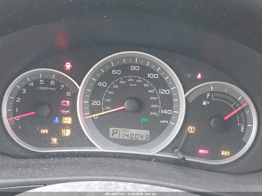 2010 Subaru Impreza VIN JF1GH6D69AH806310 IAAI salvage auction — BIO HAZARD, Court Order (Georgia), sold $250 on 2026-07-17 (photo 7)