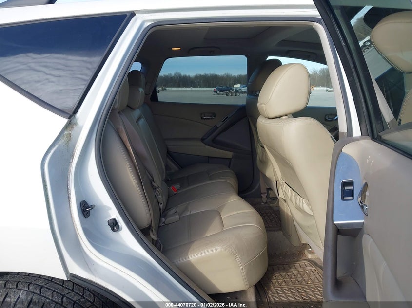2012 Nissan Murano VIN JN8AZ1MW3CW206708 IAAI salvage auction — RIGHT SIDE, Salvage (Indiana), sold $1,100 on 2026-07-17 (photo 8)