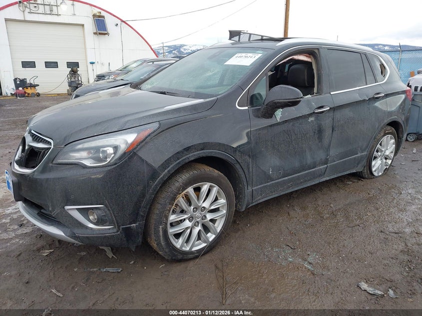 2020 Buick Envision VIN LRBFX4SX4LD036809 IAAI salvage auction — RIGHT SIDE, Salvage (Montana), sold $200 on 2026-07-15 (photo 2)