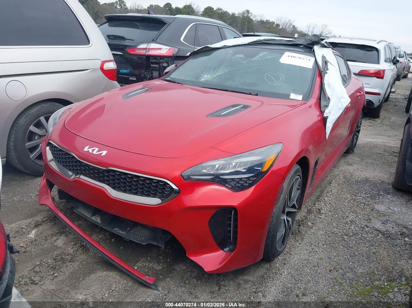 2022 Kia Stinger VIN KNAE35LD3N6110664 IAAI salvage auction — INTERIOR BURN, Other, sold $3,325 on 2026-07-15 (photo 2)