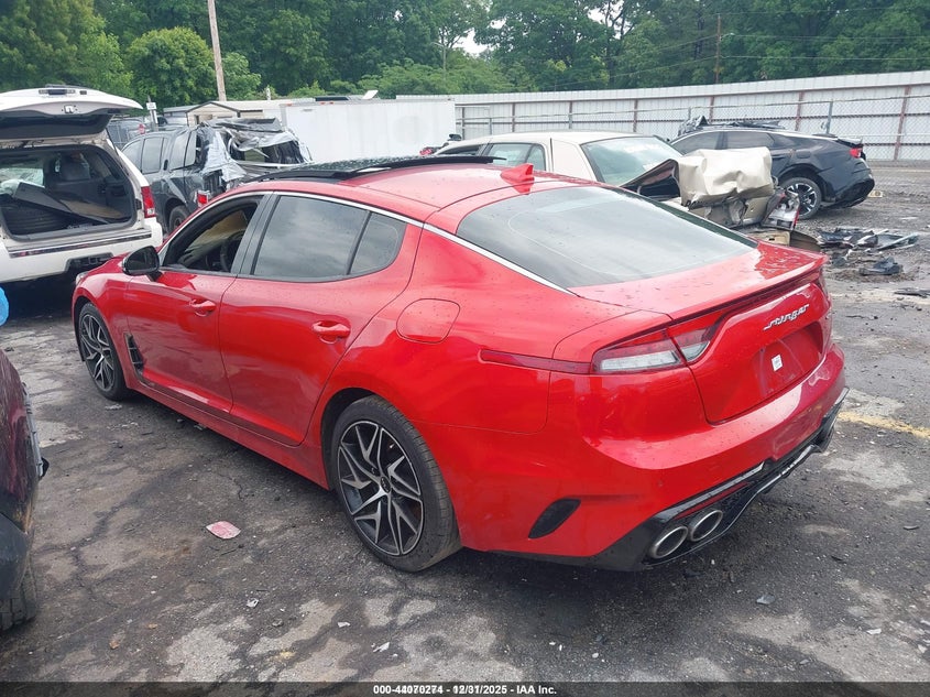2022 Kia Stinger VIN KNAE35LD3N6110664 IAAI salvage auction — INTERIOR BURN, Other, sold $3,325 on 2026-07-15 (photo 3)
