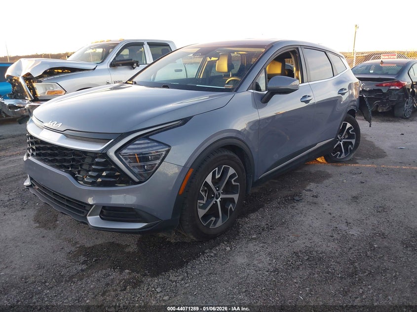 2024 Kia Sportage VIN 5XYK33DF5RG149043 IAAI salvage auction — LEFT REAR, Salvage (Oklahoma), sold $9,425 on 2026-07-24 (photo 2)