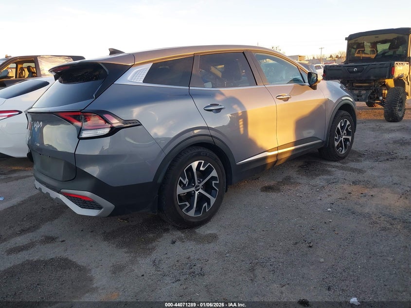 2024 Kia Sportage VIN 5XYK33DF5RG149043 IAAI salvage auction — LEFT REAR, Salvage (Oklahoma), sold $9,425 on 2026-07-24 (photo 4)