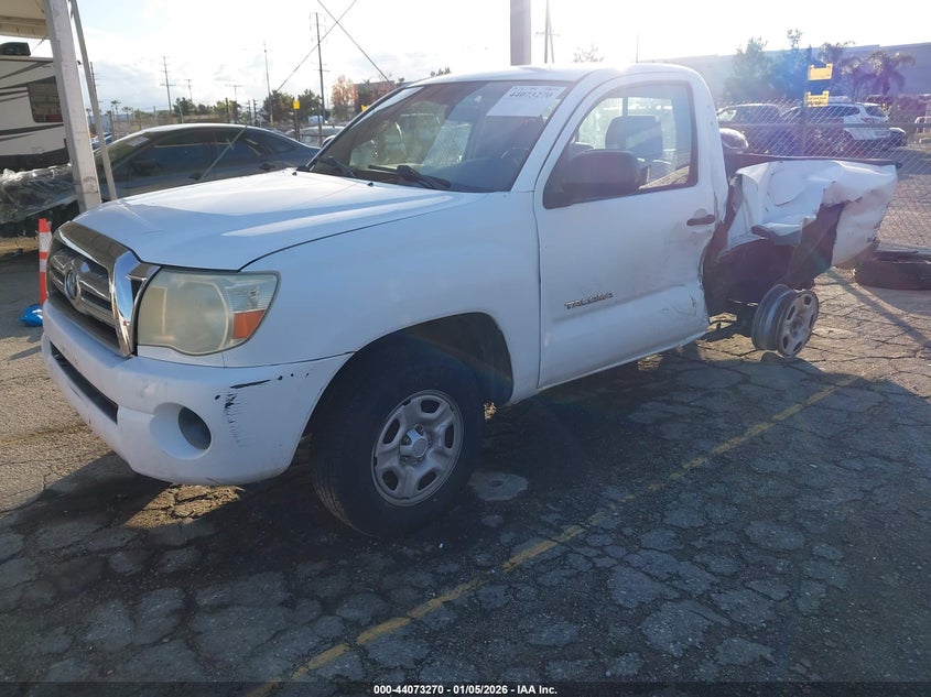 2009 Toyota Tacoma VIN 5TENX22N19Z670577 IAAI salvage auction — LEFT REAR, Salvage (California), sold $2,350 on 2026-07-14 (photo 2)